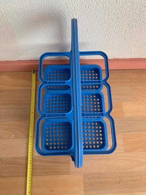 Vintage kunststof flessenrek/flessenhouder, Huis en Inrichting, Woonaccessoires | Wijnrekken, Zo goed als nieuw, Minder dan 50 cm