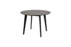 Roxby Ronde eettafel zwart 105X76cm, Huis en Inrichting, Tafels | Eettafels, Ophalen, Rond, Nieuw, Modern