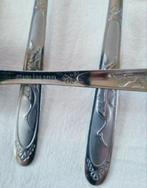 6 x kinder lepels kinderbestek ooievaar gebortelepels, Ophalen of Verzenden, Rvs of Chroom