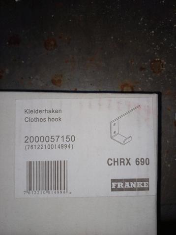 20x Franke CHRX 690 Kledinghaak - Nieuw in doos! beschikbaar voor biedingen