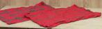 onderzetters stof rood groen geblokt zwart, 120 cm of meer, 200 cm of meer, Ophalen of Verzenden, Zo goed als nieuw