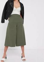 Khaki cropped colutte (asos), Kleding | Dames, Broeken en Pantalons, Nieuw, Groen, Lang, Maat 34 (XS) of kleiner