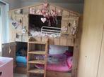 Geweldig mooi huisjes bed stapelbed boomhutbed steigerhout, Kinderen en Baby's, Ophalen of Verzenden, Zo goed als nieuw, Stapelbed