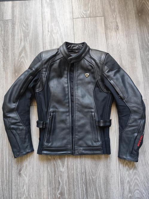 Rev'it motorjas maat 42 (36/38), Motoren, Kleding | Motorkleding, Jas | leer, Tweedehands, Ophalen of Verzenden