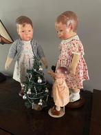 Vintage mini kerstboompje voor poppenhuis of bij antieke pop, Diversen, Kerst, Verzenden, Gebruikt