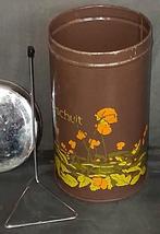 Vintage Beschuitbus  met boterbloemmotief, Verzenden, Gebruikt, Beschuit