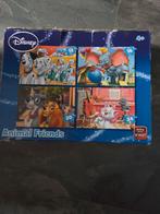 Disney Animal Friends Puzzelset 4+, Ophalen of Verzenden, Minder dan 500 stukjes, Zo goed als nieuw, Legpuzzel