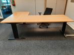 L-Vormig bureau in 2 delen., Huis en Inrichting, Bureaus, Ophalen, Gebruikt