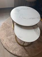 Te koop: set van 2 ronde salontafels -Heyheaven-, Ophalen, Rond, 50 tot 100 cm, Zo goed als nieuw