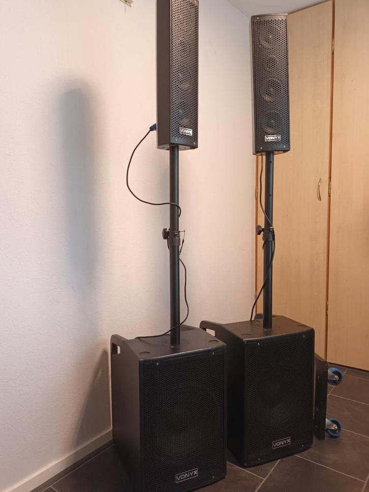 Vonyx vx 1050bt actieve1150w 2.2 bluetooth geluidinstallatie, Audio, Tv en Foto, Luidsprekers, Zo goed als nieuw, Overige typen