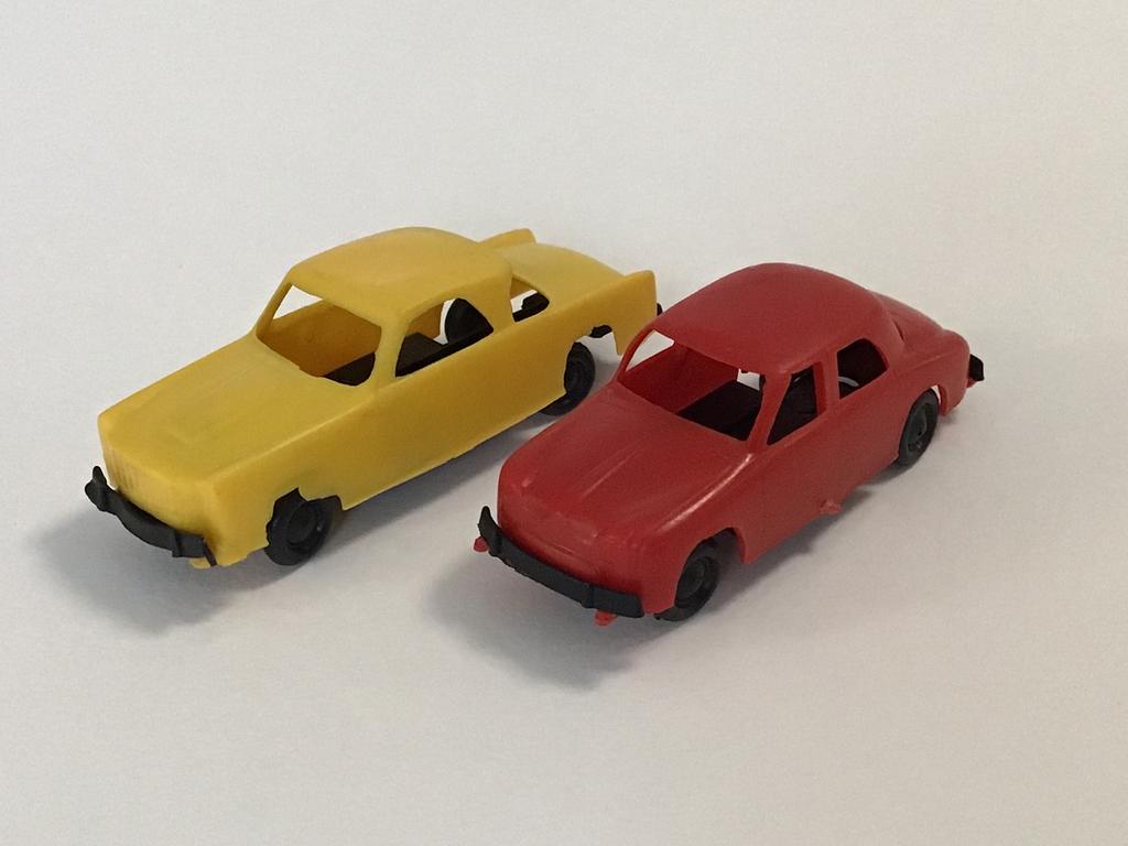 Sistema Dep Renault Dauphine & Lancia Appia coupe 1/77 Italy, Ophalen of Verzenden, Gebruikt, Auto's