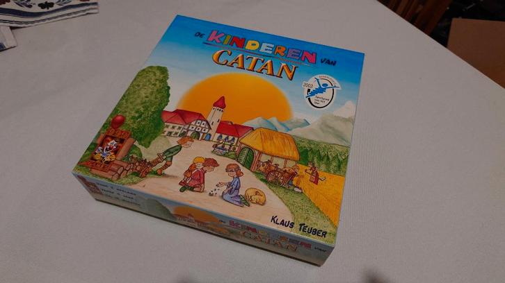 Kinderen van Catan bordspel, Hobby en Vrije tijd, Gezelschapsspellen | Bordspellen, Zo goed als nieuw, Een of twee spelers, Drie of vier spelers