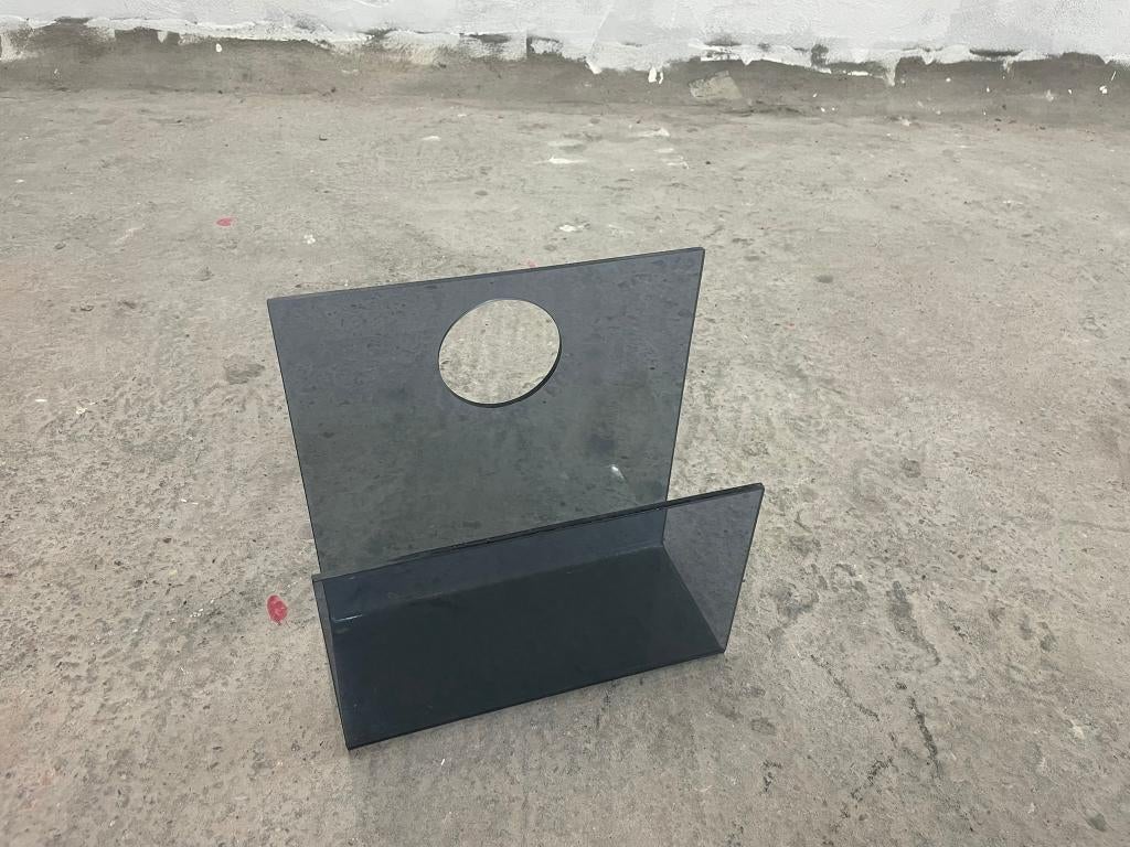 vintage plexi krantenrek, Ophalen, Gebruikt