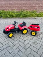 Traptractor met aanhanger, Kinderen en Baby's, Speelgoed | Buiten | Skelters, Ophalen of Verzenden, Gebruikt, Overige merken