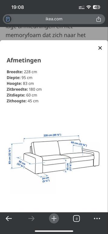 IKEA Kivik 3-zitsbank - afbeelding 2