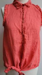 Nukus koraal roze bloesje XS zgan, Kleding | Dames, Blouses en Tunieken, Ophalen of Verzenden, Zo goed als nieuw, Roze, Maat 34 (XS) of kleiner