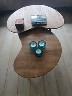 Set van mangohouten bijzettafels, Ophalen, Minder dan 50 cm, Minder dan 50 cm, Zo goed als nieuw