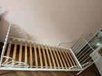 IKEA Meegroeibed + Matras, Huis en Inrichting, Ophalen, 90 cm, Eenpersoons, Wit