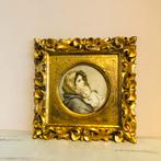 Antiek Florentijns goudkleurig lijstje madonna, Antiek en Kunst, Curiosa en Brocante, Verzenden