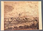 Groot gezicht op Mariakerke ets ,  James Ensor, Verzamelen, Ophalen of Verzenden, Ongelopen, West-Vlaanderen