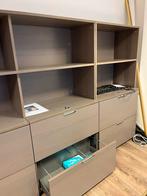 Grote kantoorkast met lades en planken, Gebruikt, 150 tot 200 cm, Ophalen of Verzenden, Met lade(s)
