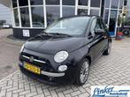 Fiat 500 C 0.9 TwinAir Turbo Lounge CABRIO AIRCO RIJKLAAR!, Auto's, Gebruikt, Cabriolet, Leder en Stof, Zwart