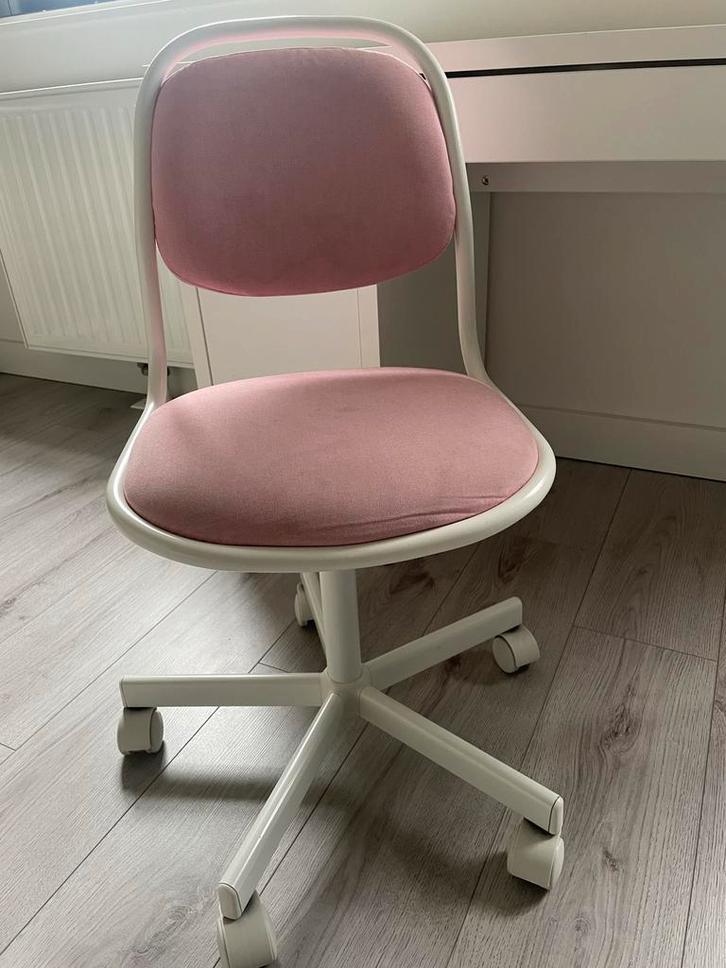 Ikea Orfjall Bureautstoel - Roze, Huis en Inrichting, Bureaustoelen, Gebruikt, Bureaustoel, Roze, Ophalen