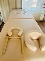 TAO-line Massagetafel + Tabouret incl. uitsparing buik/borst, Ontspanningsmassage