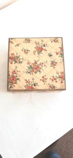 Sieraden/zakdoekjes doosje 15x15 ca 1950 gecartonneerd, Ophalen of Verzenden, Overige materialen, Overige typen