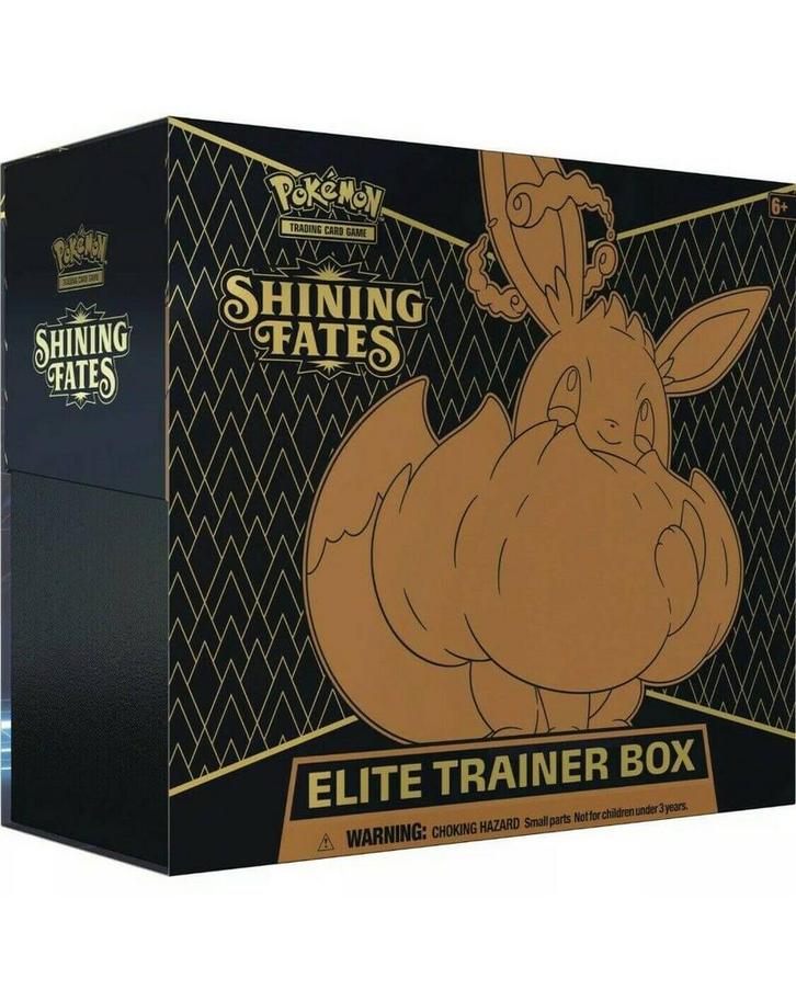 Shining Fates ETB case, Hobby en Vrije tijd, Verzamelkaartspellen | Pokémon, Zo goed als nieuw, Ophalen of Verzenden
