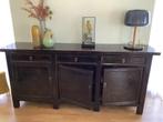 Chinees dressoir, zwart/bruin, Huis en Inrichting, Kasten | Dressoirs, Ophalen, Gebruikt, 200 cm of meer, 25 tot 50 cm