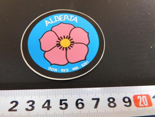 sticker ALBERTA, Verzamelen, Stickers, Zo goed als nieuw, Bedrijf of Vereniging, Ophalen