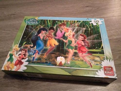 Disney Fairies puzzel, 50 stukjes, Kinderen en Baby's, Speelgoed | Kinderpuzzels, Gebruikt, 10 tot 50 stukjes, Ophalen of Verzenden