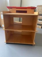 Educo kleuterschool groot houten poppenhuis met poppetjes, Verzamelen, Poppenhuizen en Toebehoren, Ophalen, Zo goed als nieuw