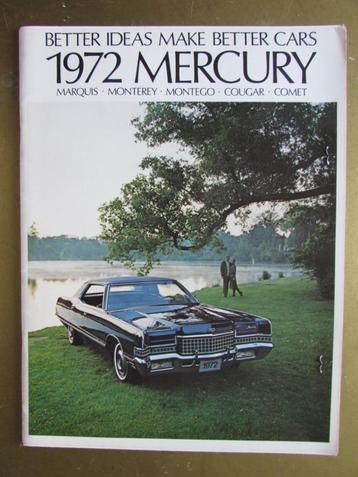 1972 MERCURY full-line Prestige brochure, Engels beschikbaar voor biedingen