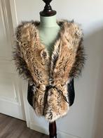 Prachtige bodywarmer nepbont / nepleer M, Kleding | Dames, Ophalen of Verzenden, Zo goed als nieuw, Bruin