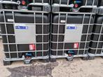 NIEUWE Zwarte ibc van 1060 op pvc pallet ( Tonnen,Vaten ), Ophalen, Kunststof, Met kraantje, 150 liter of meer