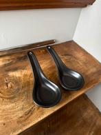 2x Amuse schaaltje zwart, Huis en Inrichting, Keuken | Servies, Ophalen of Verzenden, Zo goed als nieuw, Overige stijlen, Overige typen