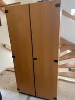 kleding kast, Ophalen, Met deur(en), Modern, houten look, 50 tot 100 cm