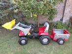 Rolly Toys traptractor incl aanhanger en frontlader, Ophalen, Gebruikt, Overige merken