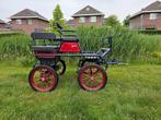 Marathonwagen / menwagen enkelspan compleet met tuig, Dieren en Toebehoren, Ophalen, Gebruikt, Overige soorten