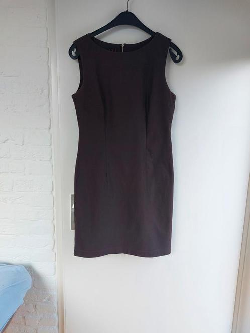 Donkerbruin jurkje van Corel maat M, Kleding | Dames, Jurken, Zo goed als nieuw, Bruin, Boven de knie, Ophalen of Verzenden