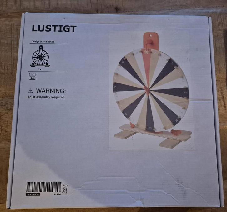 Lustigt Draairad van IKEA – Nieuw in de doos!, Kinderen en Baby's, Speelgoed | Houten speelgoed, Nieuw, Overige typen, Ophalen of Verzenden
