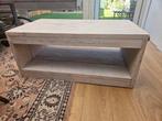 Whitewash steigerhouten salontafel, Ophalen, Gebruikt, 100 tot 150 cm, 50 tot 100 cm