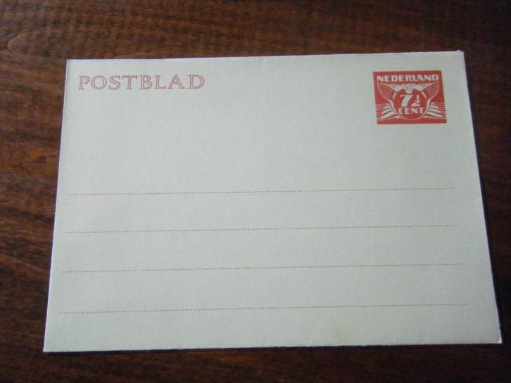 D31 - Postblad 7 1/2 cent, Postzegels en Munten, Postzegels | Nederland, Verzenden