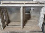 2x Betonnen stalramen 76x50cm - Nieuwe ruiten nodig, Ophalen, Minder dan 80 cm, Gevelraam of Ruit, Minder dan 80 cm