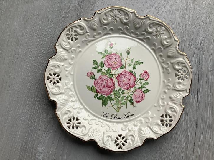 Queen Victoria Rose Bord - 1993 - Certificaat, Antiek en Kunst, Antiek | Wandborden en Tegels, Ophalen of Verzenden