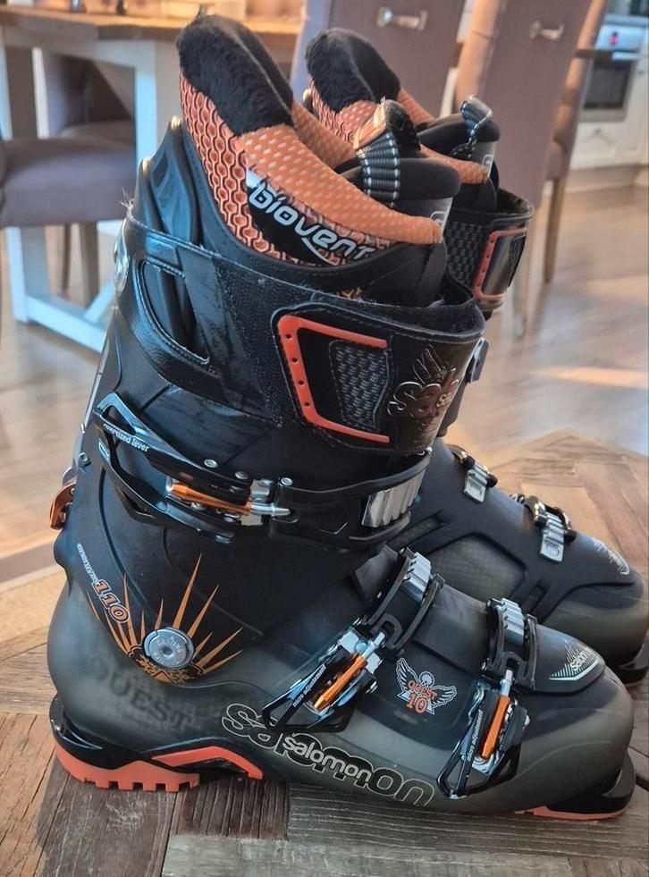 Skischoenen Salomon maat 28/28,5 of 43/43.5 zoollengte328m m, Sport en Fitness, Skiën en Langlaufen, Zo goed als nieuw, Schoenen