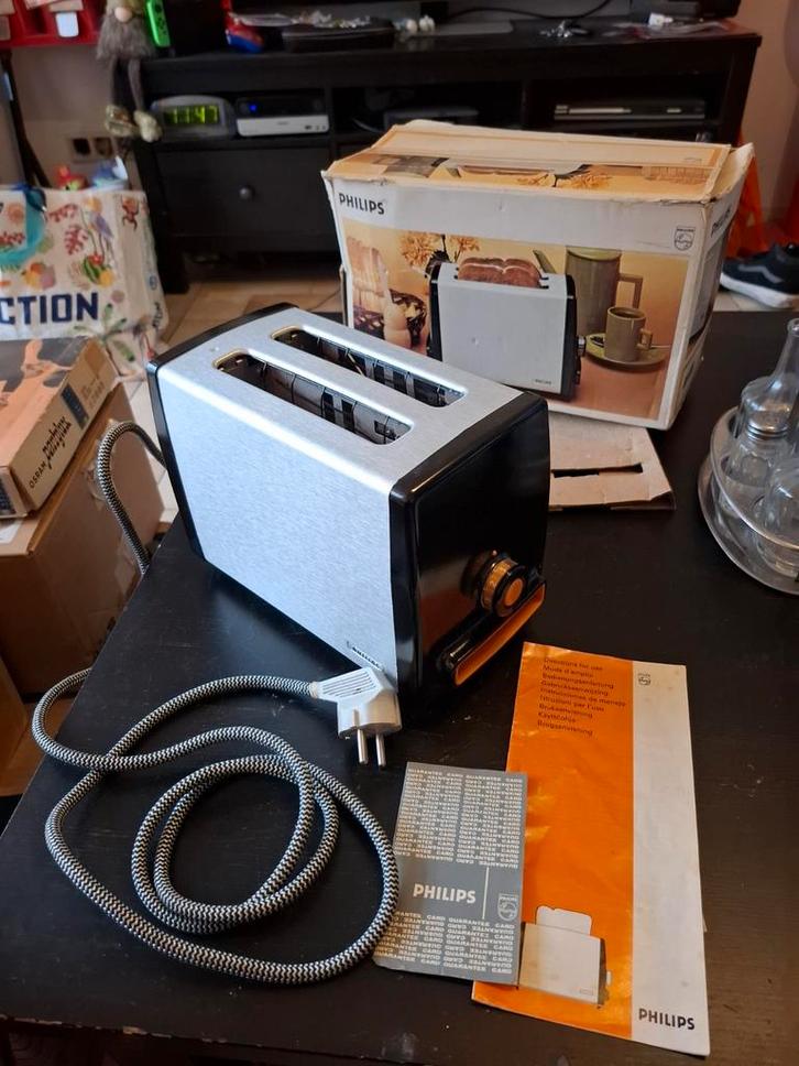 Vintage broodrooster Philips, Witgoed en Apparatuur, Broodroosters, Gebruikt, Ophalen of Verzenden