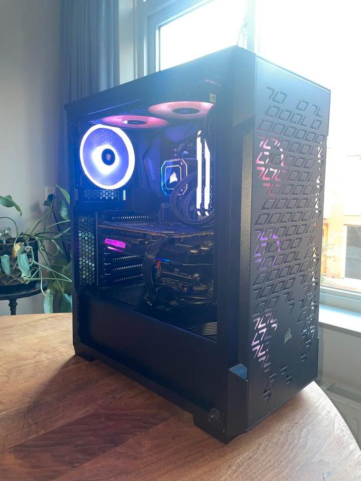 Midrange Game PC - Ryzen 5 - GTX 2060 - SSD - Corsair AIO, Computers en Software, Desktop Pc's, Zo goed als nieuw, 3 tot 4 Ghz